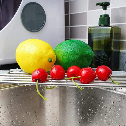 Roll-Up Triangle Sink Drying Rack